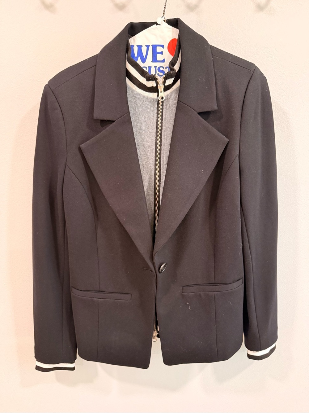 EVEREVE Black Women's Blazer Jacket - Classic Tailored Coat